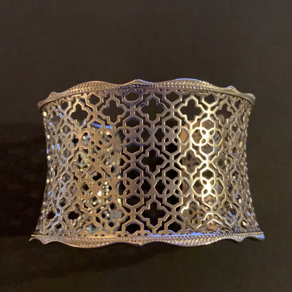 Kendra Scott Candice Silver Tone Cuff Brac…